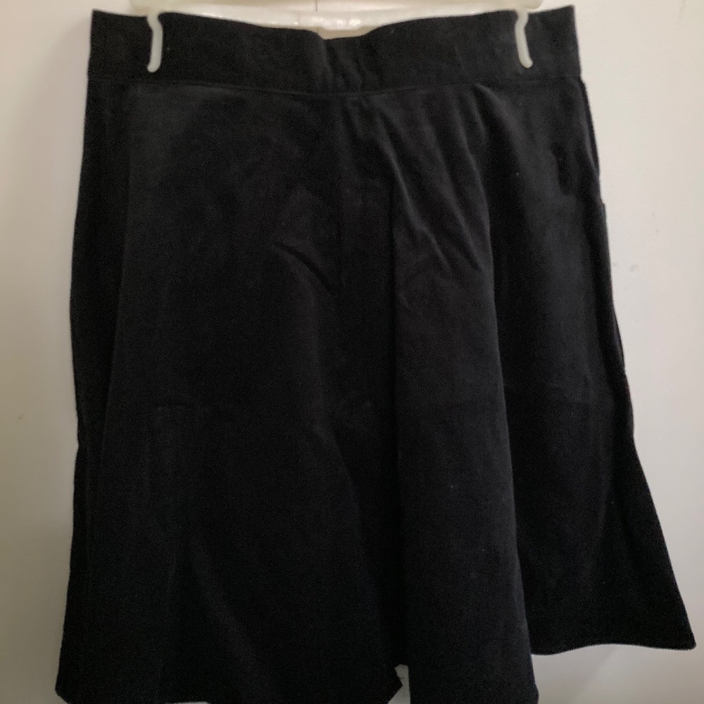 NWT Black Hell Bunny Corduroy Wonder Years Knee Skirt with Buttons and Pockets - Picture 6 of 12